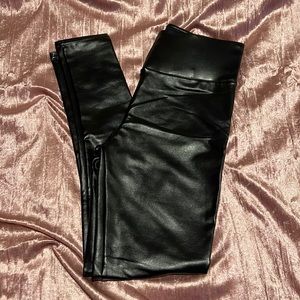 Black Pleather Pants